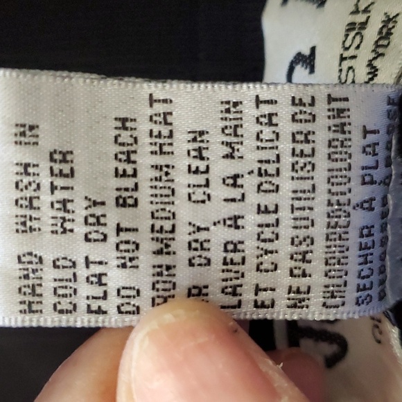 JOSEPH A. TANK SWEATER. Great black with fall colors trim. Medium. Y2k - Picture 8 of 8